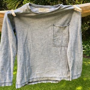 Zara grey long sleeve t-shirt size 7